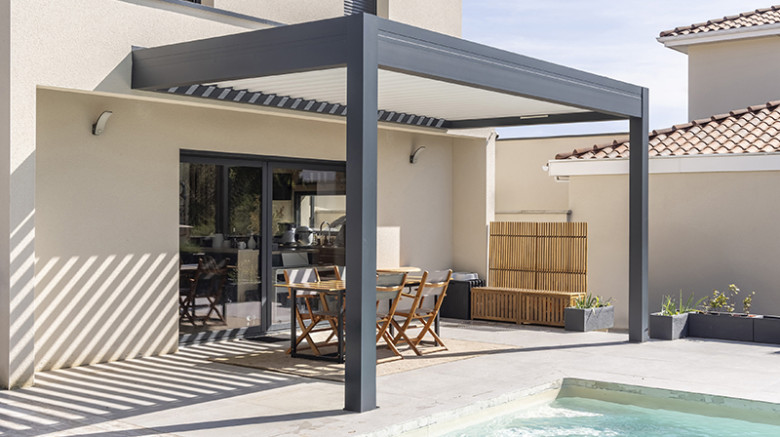 Pergola à lames orientables