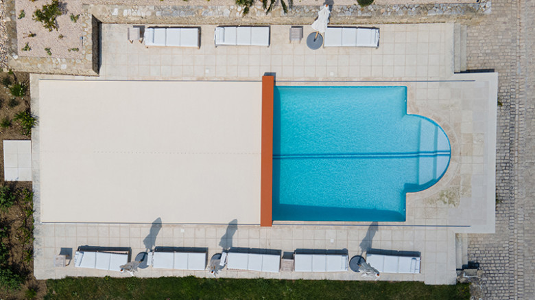 Couverture de piscine silver