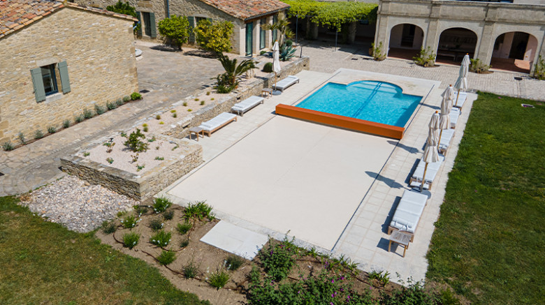 Couverture de piscine silver