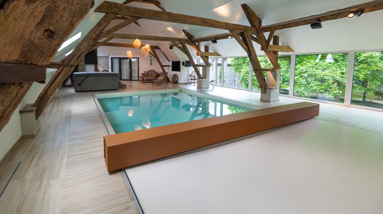 Couverture de piscine silver