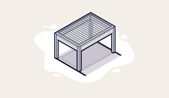 Pergola bioclimatique