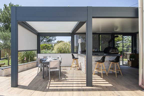 Pergola à lames orientables & fixes