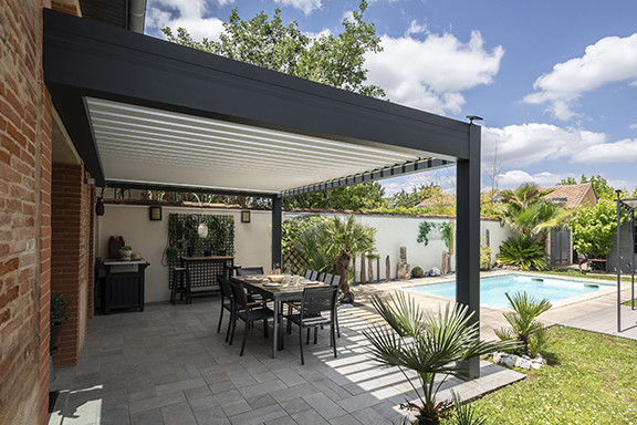 Pergola à lames orientables