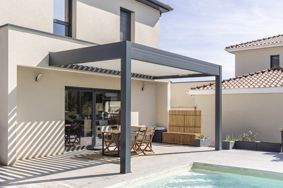 Pergola à lames orientables