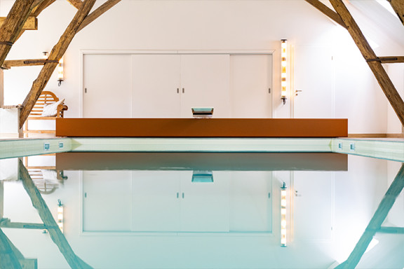 Couverture de piscine silver