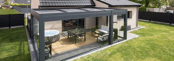 Pergola à toiture ouvrante