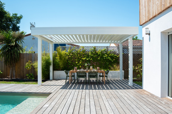 Pergola à lames orientables