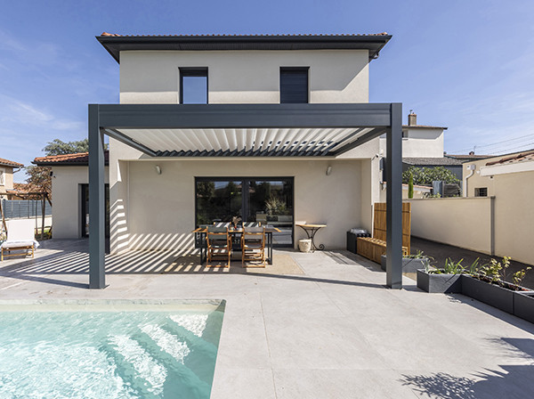 Pergola à lames orientables