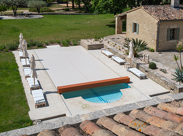 Couverture de piscine silver