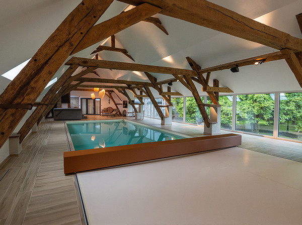 Couverture de piscine silver