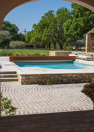 Couverture de piscine silver