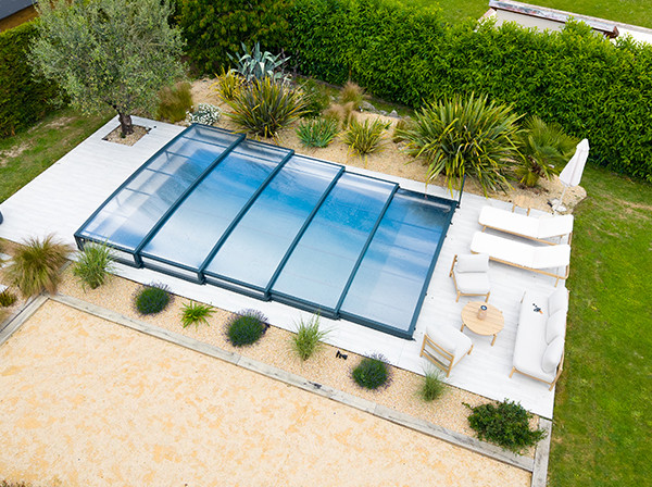Abri de piscine télescopique Tx