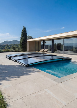 Abri de piscine télescopique Tx