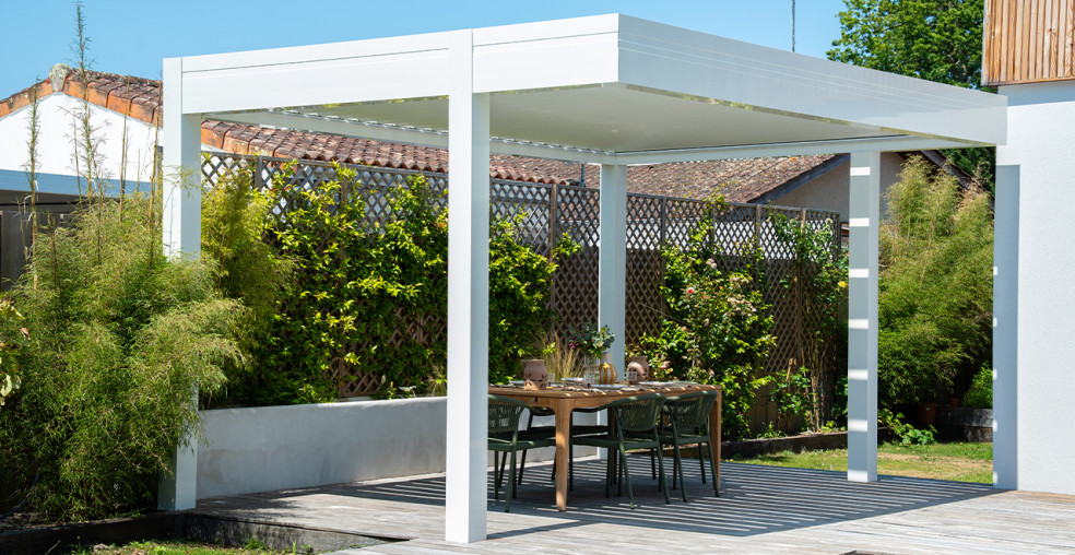 Pergola à lames orientables